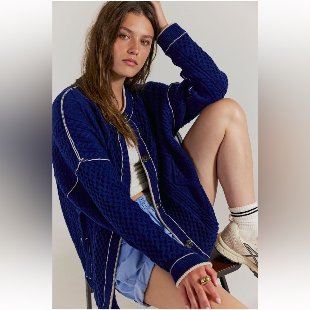 We The Free Tennessee Cable Knit Cardi